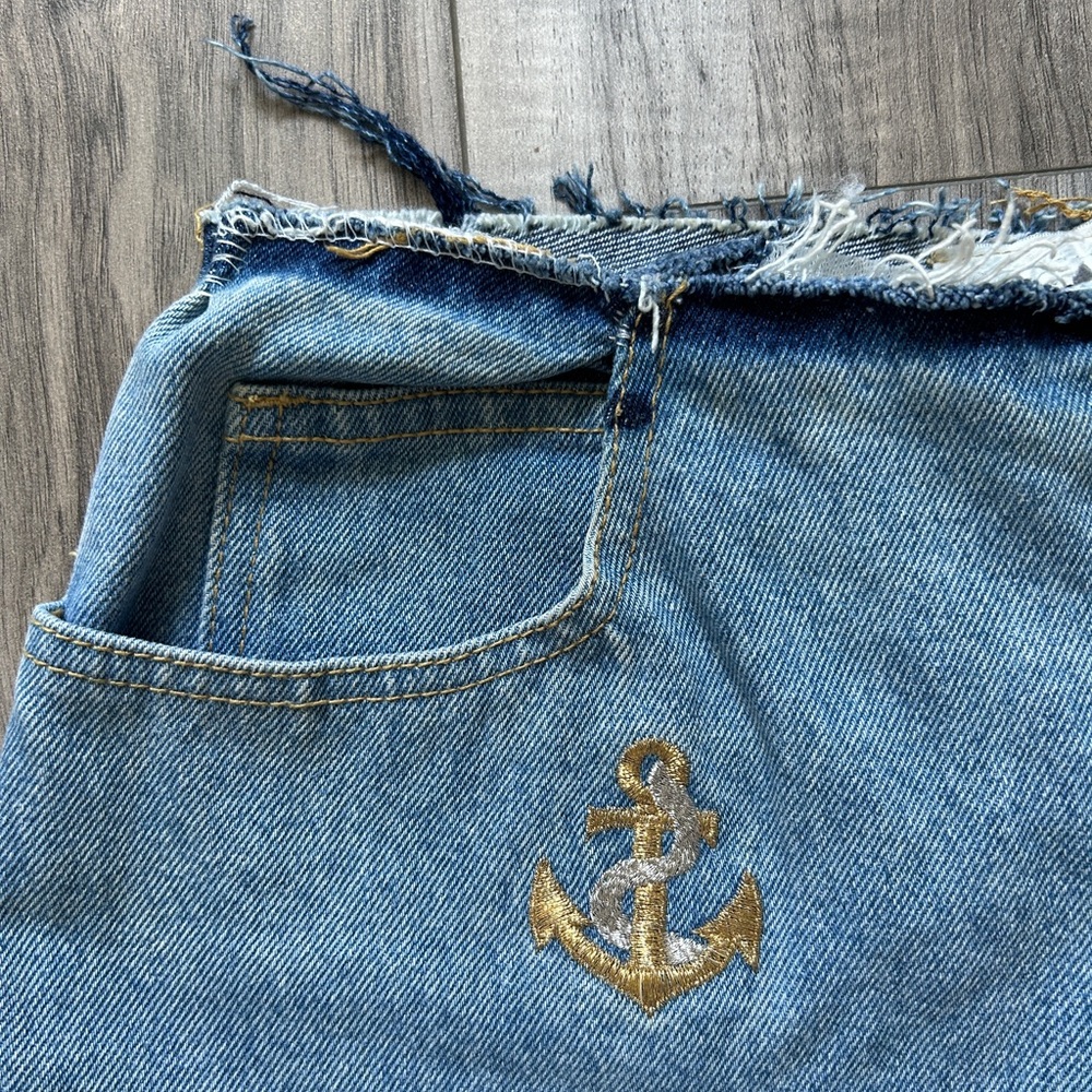 Vintage The La Costa Spa High Waisted Denim Jeans - Picture 4 of 5